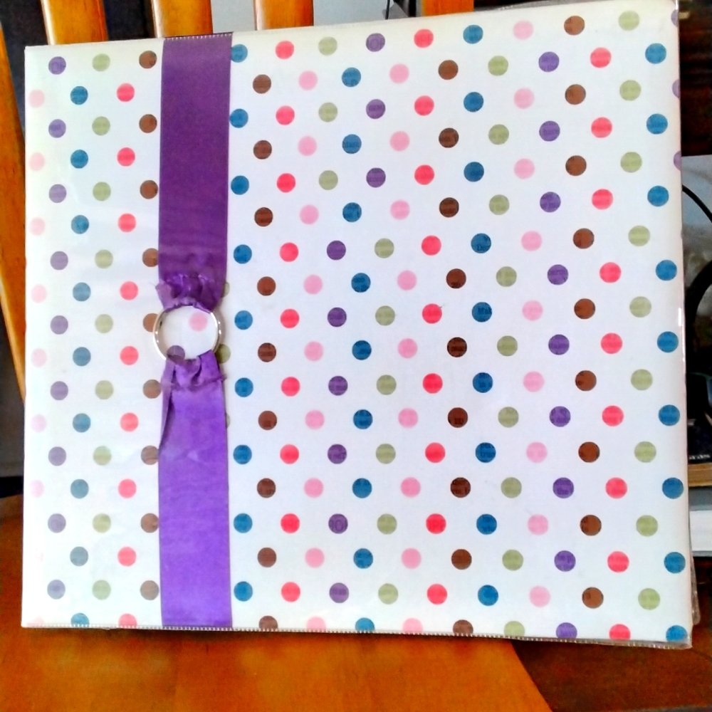 Polka dots scrapbook